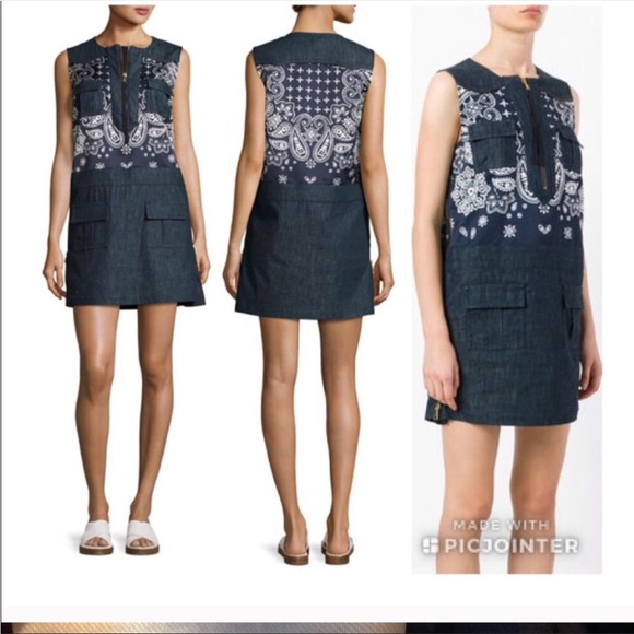 Moncler denim dress , new with tag size M/L - Picture 5 of 5